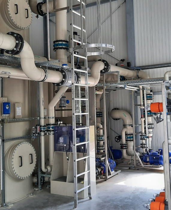 Biologische Filtration für Wasserrecyclinganlagen