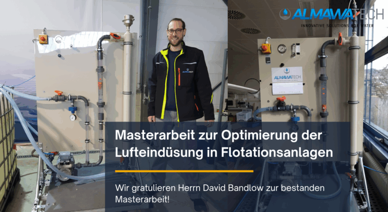 Masterarbeit zur Optimierung der Druckentspannung bei Flotationsanlagen