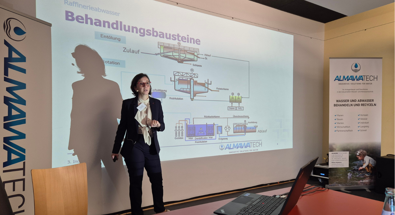Vortrag Behandlung von Raffinerieabwasser von Prof. Dr. Carla Cimatoribus