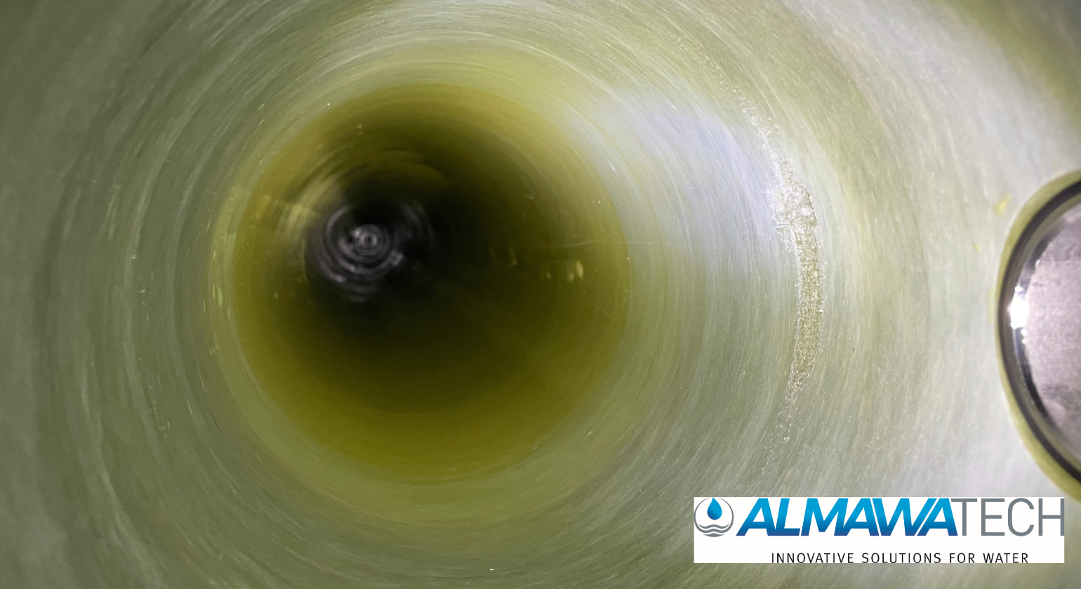 Druckrohrprüfung auf Schäden bei einer Umkehrosmoseanlage