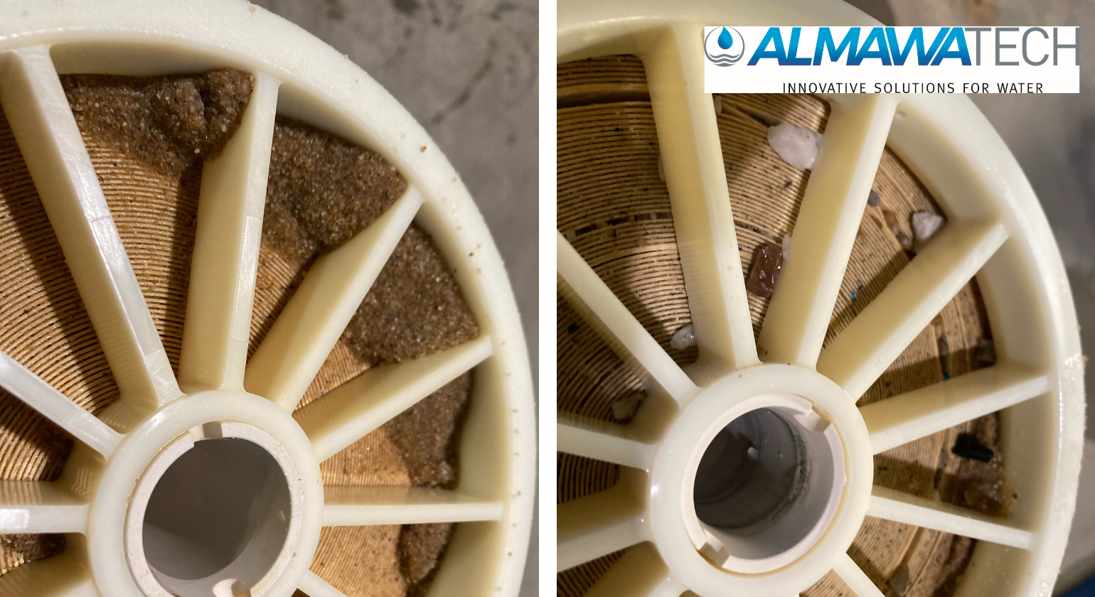 Membranaustausch an einer Umkehrosmoseanlage